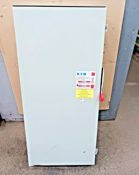 Eaton 600 Amp Non-Fusible Safety Switch 3R Outdoor 3 Pole 600 Vac DH366URK