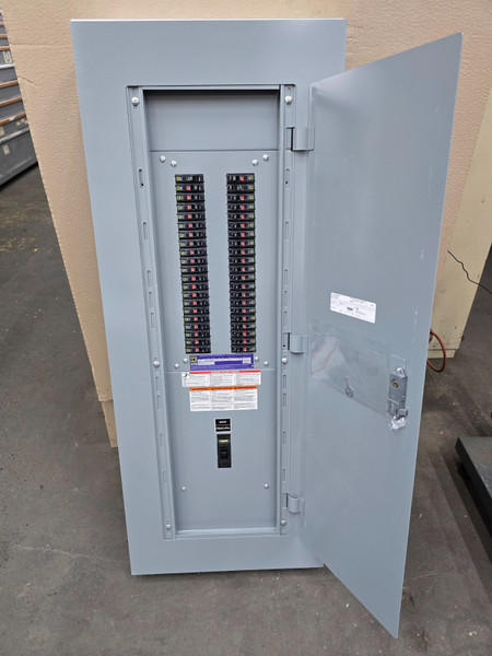 New Square D 100 Amp Main Breaker NQOD Panelboard 208Y120 VAC 3Ø 42 Circuit