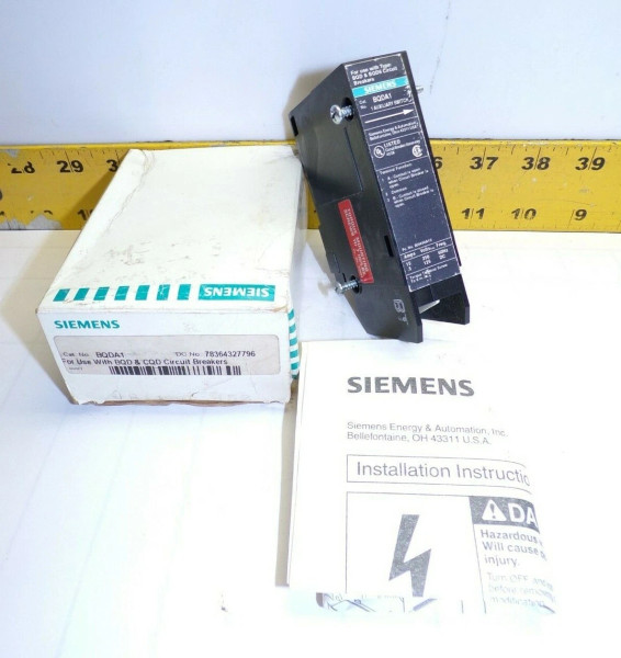NEW SIEMENS AUXILIARY SWITCH FOR BQD & CQD CIRCUIT BREAKERS BQDA1
