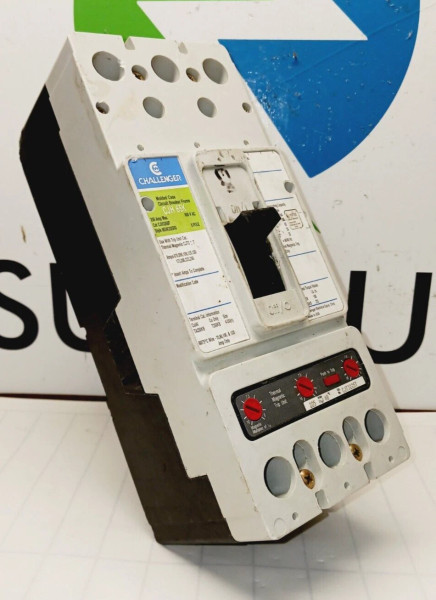 CHALLENGER 250 AMP CIRCUIT BREAKER W/225 AMP TRIP 3P 600 VAC CJH3250F (FLAW)