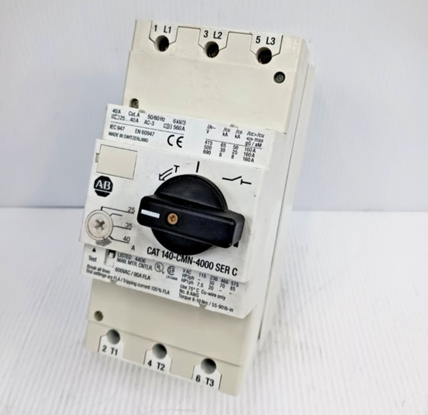 Allen Bradley 140-CMN-4000 Motor Protector Circuit Breaker