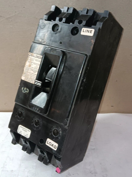 CHALLENGER NFJ4234225 225 AMP CIRCUIT BREAKER 3 POLE 480 VAC 250 VDC