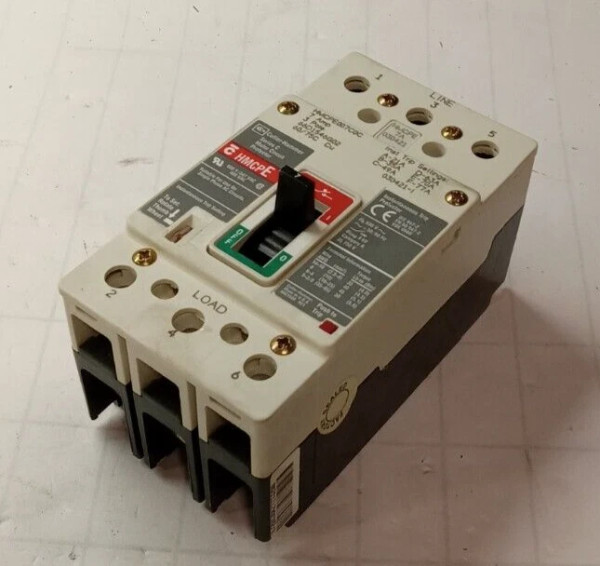 CUTLER HAMMER 7 AMP 3 POLE MOTOR CIRCUIT PROTECTOR 600Y/480 VAC HMCPE007C0C