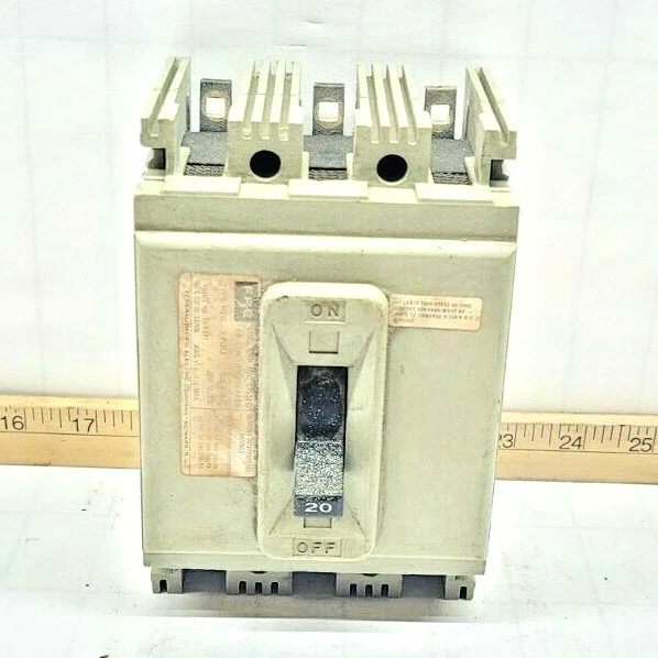FPE 20 Amp Circuit Breaker 600 VAC / 250 VDC 3 Pole HEG631020
