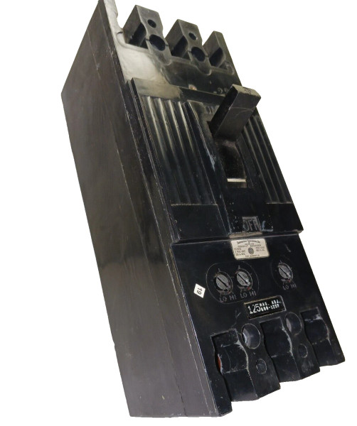 GE 125 AMP CIRCUIT BREAKER 3 POLE 600 VAC TFJ236125