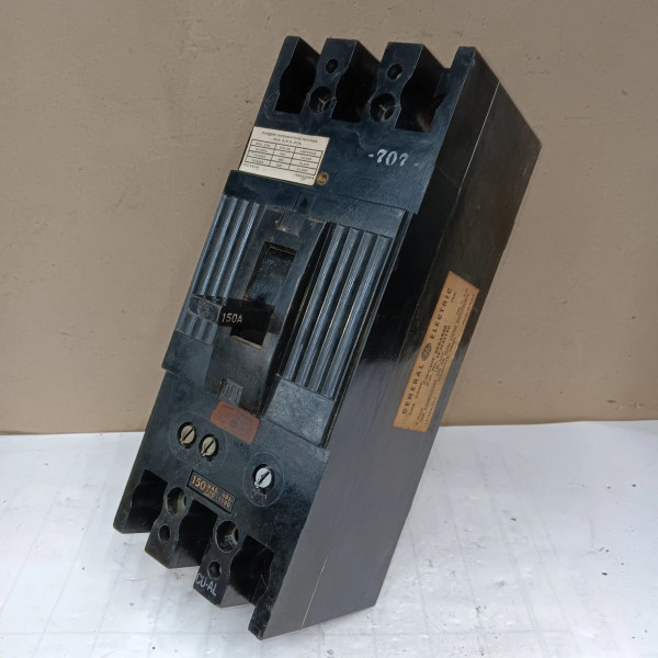GE 150 AMP CIRCUIT BREAKER 3 POLE 600 VAC TFJ236150