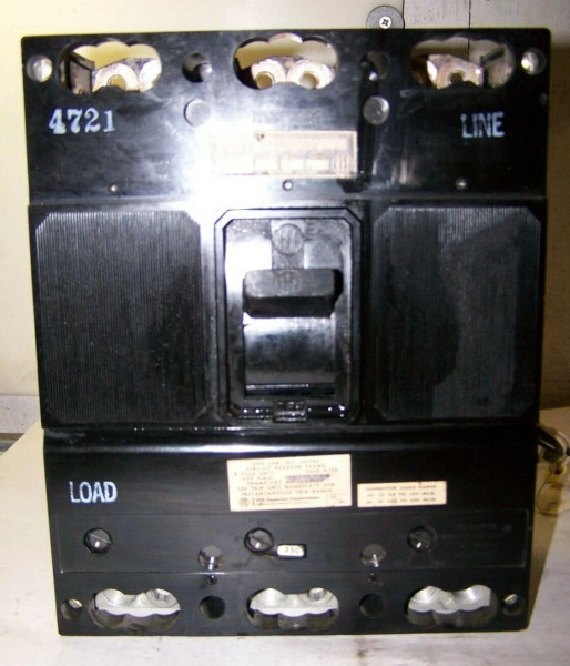 ITE 500 AMP CIRCUIT BREAKER 600 VAC 3 POLE W/ SHUNT TRIP LL3B50000S0100