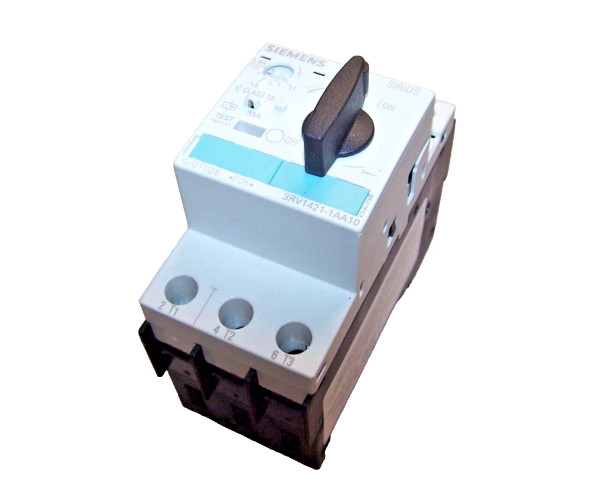 NEW SIEMENS 1.1 - 1.6 AMP MANUAL MOTOR CONTROLLER DIN RAIL MOUNT 3RV1421-1AA10