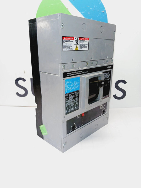 NEW SIEMENS 400 AMP CIRCUIT BREAKER 2 POLE 240 VAC 250 VDC W/400A TRIP JXD22B400