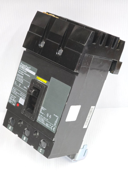 New Square D PowerPact 100 Amp I-Line Circuit Breaker 240 VAC 3P 25 kA QDA32100