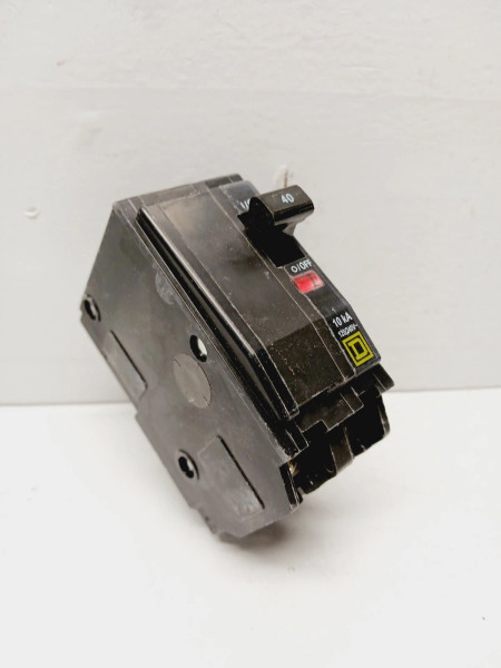 NEW SQUARE D QO240 40 AMP CIRCUIT BREAKER 2 POLE 120/240 VAC 10KA