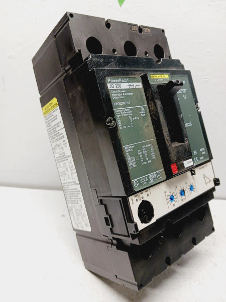 NEW SQUARE D JDP36250UX31X 250 AMP POWERPACT CIRCUIT BREAKER 3 POLE 600 VAC