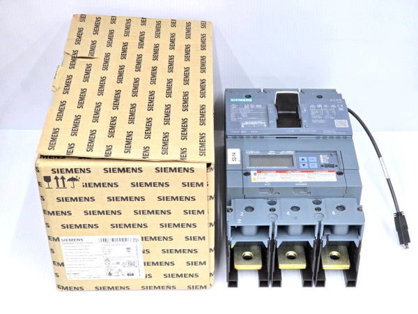 New Takeout Siemens 400 Amp Circuit Breaker LSIG Trip 600V 3VA6460-7KQ31- 0AA0