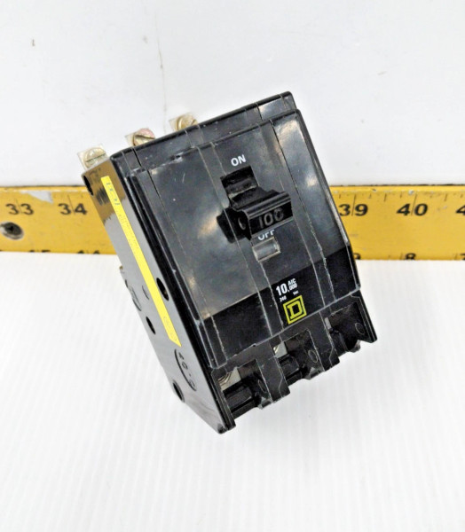 Square D 100 Amp Bolt-On Circuit Breaker 240 VAC 3 Pole QOB3100