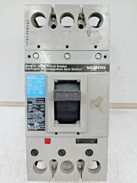 Siemens Sentron 200 Amp Circuit Breaker 3 Pole 600 VAC 35kA FXD63B200