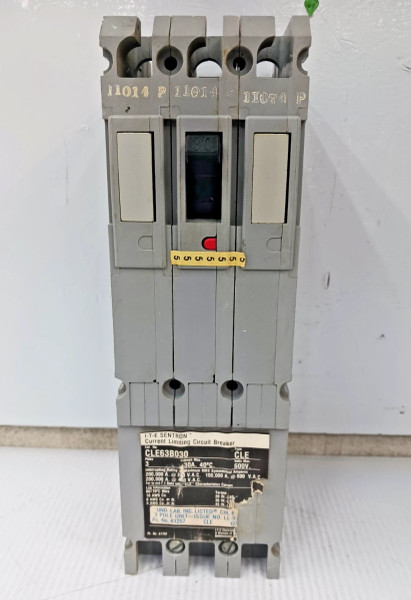 SIEMENS ITE 30 AMP CIRCUIT BREAKER 3 POLE 600 VAC CLE63B030