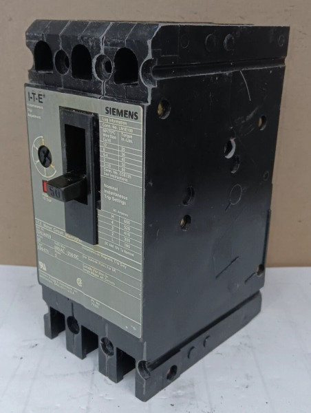 SIEMENS ED63A050 MOTOR CIRCUIT PROTECTOR 50 AMP 3 POLE 600 VAC