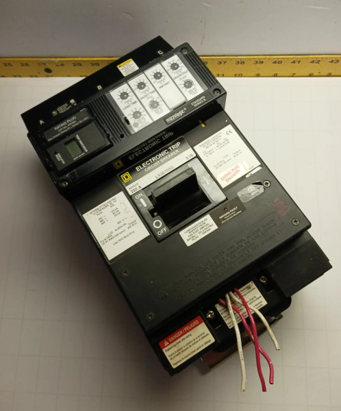 Square D 100 Amp I-Line Circuit Breaker W/ 90 Amp Plug 600 VAC 3 Pole LX36100G