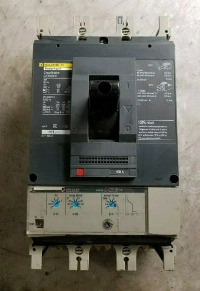 SQUARE D 400 AMP LS CIRCUIT BREAKER 600 VAC 3 POLE DJF36400E20