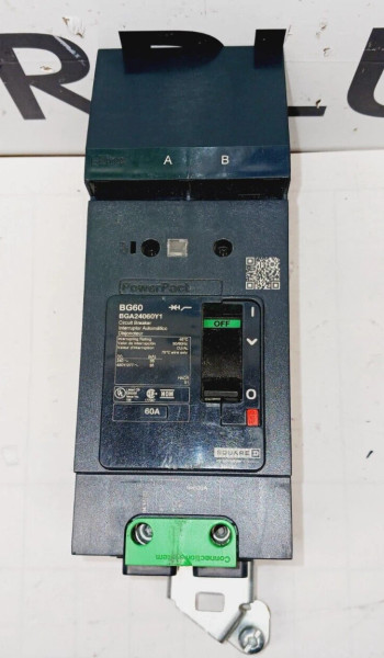 Square D PowerPact 60 Amp I-Line Circuit Breaker 480Y/277 VAC 2 Pole BGA24060Y1