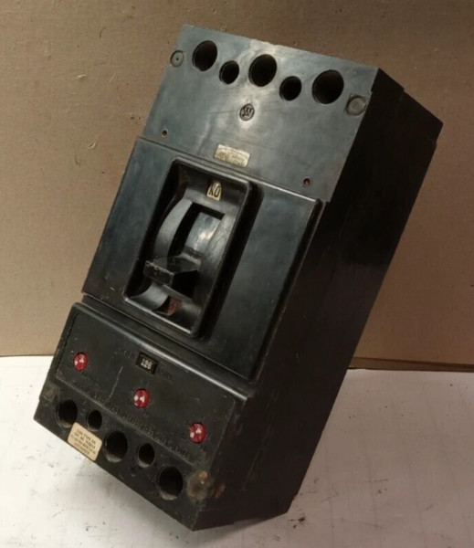 WESTINGHOUSE 125 AMP CIRCUIT BREAKER 3 POLE 600 VAC JA3125