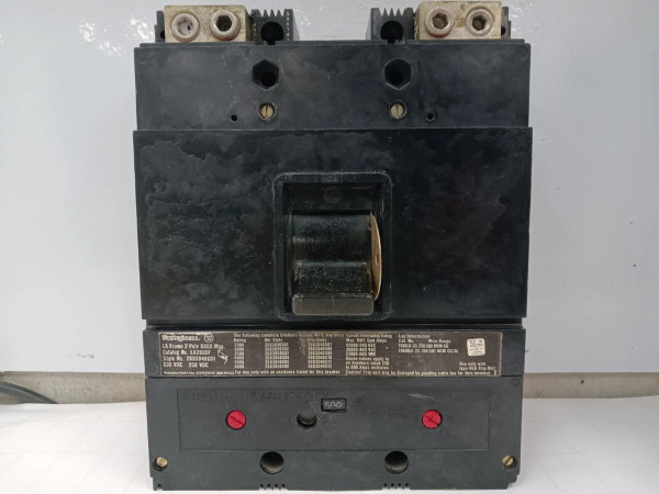 WESTINGHOUSE 600 AMP CIRUCIT BREAKER 2 POLE 600 VAC LA2600F