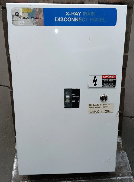 GE MEDICAL SYSTEMS 80 AMP X-RAY MAIN DISCONNECT 480V IN FOR 208V R4502JB-80 AMP