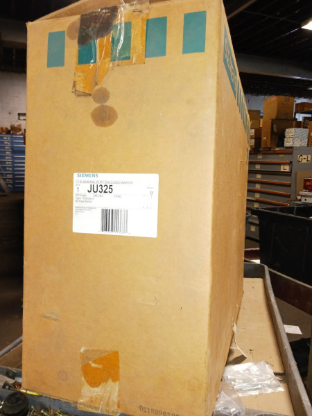 New ITE Siemens 400 Amp NF General Duty Safety Switch 3P Nema 1 240 Vac JU325