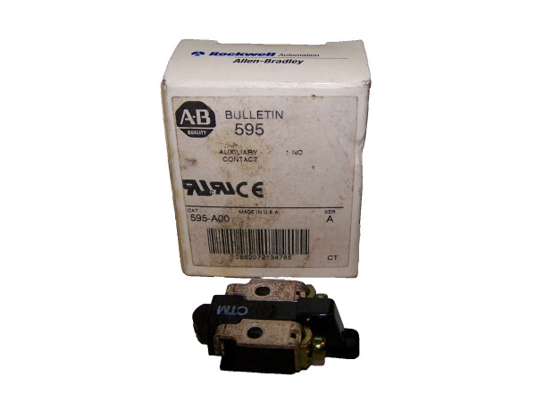 NEW ALLEN BRADLEY 1 NO AUXILIARY CONTACT 595-A00 SERIES A