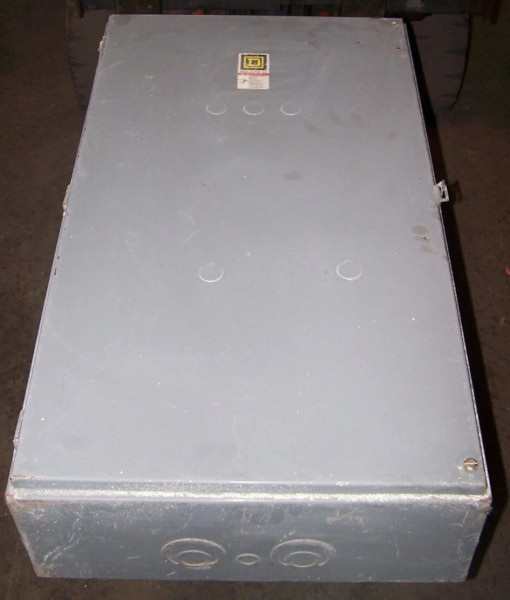 NEW SQUARE D 8903SVG11V02 STEEL ENCLOSURE W/ BACKPLATE 39"X22"X8"