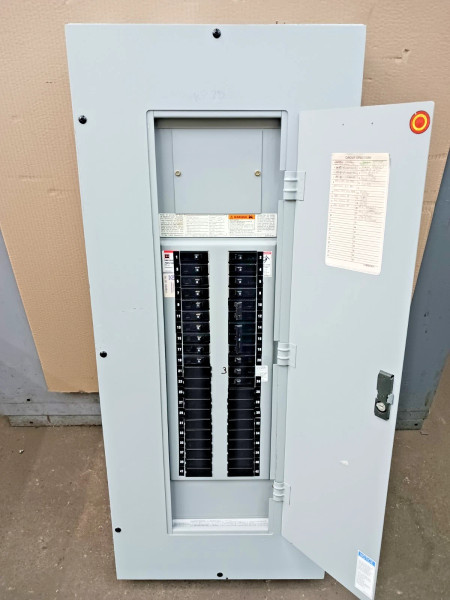 Cutler Hammer 100 Amp Main Lug PRL1A Panelboard 42 Spaces 120/208V 3PH/4W