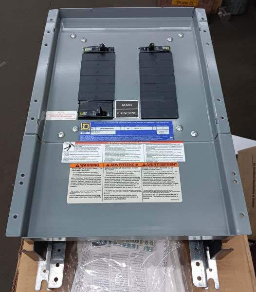 NEW SQUARE D 100 AMP MAIN BREAKER NQ PANEL INTERIOR 18 CIRCUIT 1-PHASE 120/240V