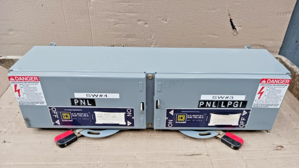 Square D 100 Amp Twin Fusible Panelboard Switch QMB323TW 3P 240 Vac
