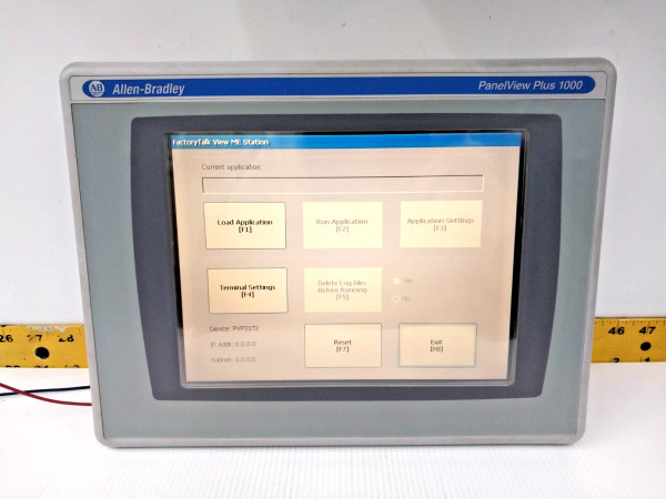Allen-Bradley PanelView Plus 1000 Color Touchscreen W/ Logic Module 2711P-RDT10C