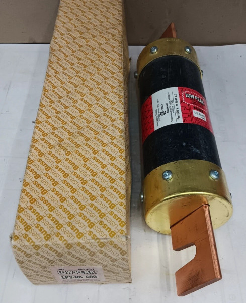 NEW BUSSMAN 600 AMP LOW-PEAK FUSE CLASS RK1 600 VAC LPS-RK-600