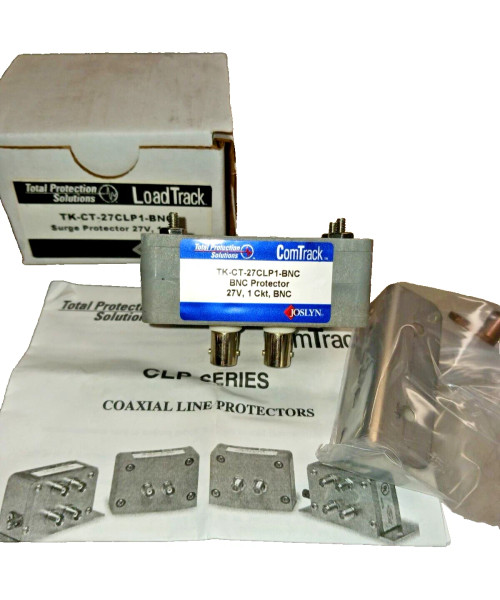 NEW JOSLYN TK-CT-27CLP1-BNC COAXIAL LINE SURGE PROTECTOR 27V 1 CIRCUIT