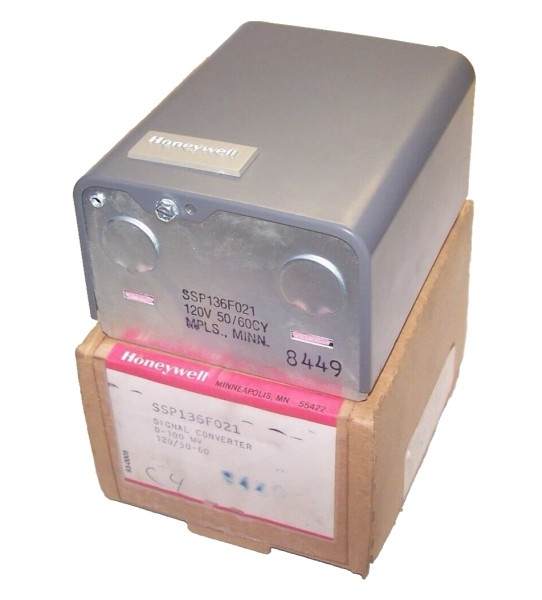 New Honeywell Signal Converter 120V 50/60 CY 0 - 100 MV SSP136F021