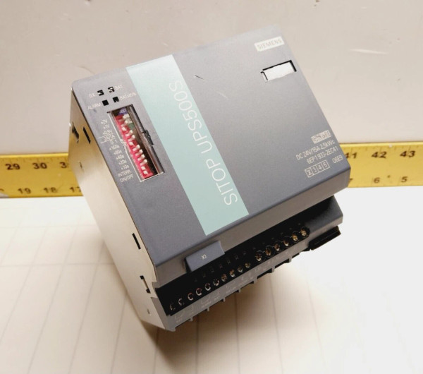 SIEMENS SITOP UPS500S POWER SUPPLY 24 VDC INPUT/OUTPUT 6EP1933-2EC41
