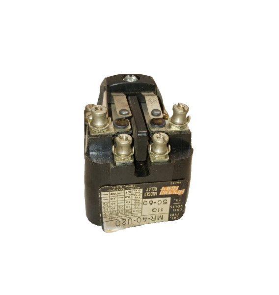 NEW ARROW HART MR-40-U20 MIDGET RELAY 110 VAC COIL