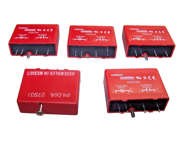 5) NEW CROUZET OUTPUT RELAY MODULE MODEL ODC24 LOT OF 5
