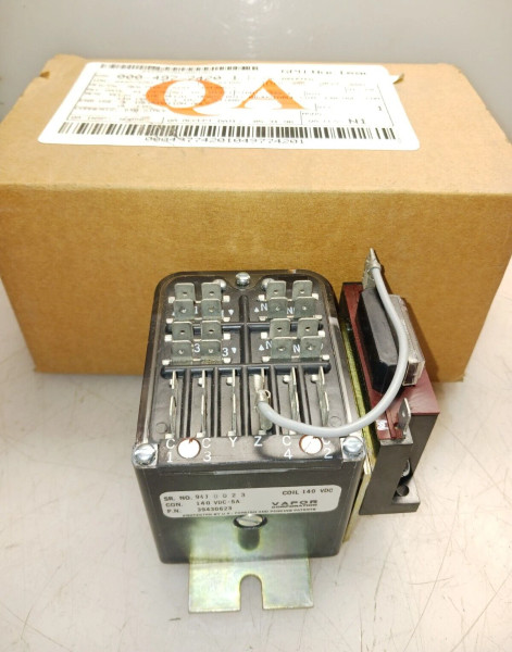 NEW VAPOR MKW 39430623 TIME DELAY RELAY .1-102 SECONDS 140 VDC COIL