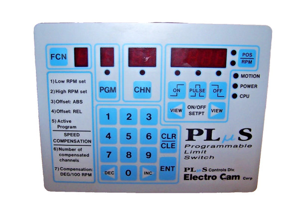 ELECTRO CAM PLUS PROGRAMMABLE LIMIT SWITCH 115 VAC PS-4011-10-P08