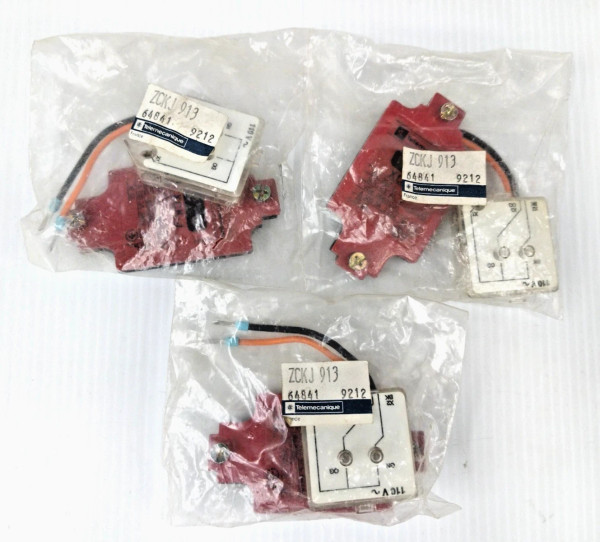 3) New Telemecanique Limit Switch Covers ZCKJ-913 (LOT OF 3)