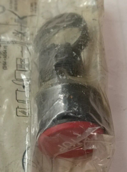 NEW ALLEN BRADLEY EXTENDED HEAD PUSHBUTTON RED "STOP" 800EP-E402W