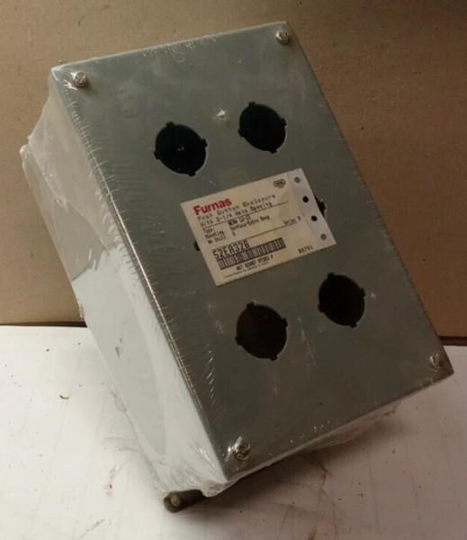 NEW FURNAS 6-BUTTON PUSHBUTTON ENCLOSURE SURFACE/EXTRA DEEP 2.25 SPACING 52EA32B