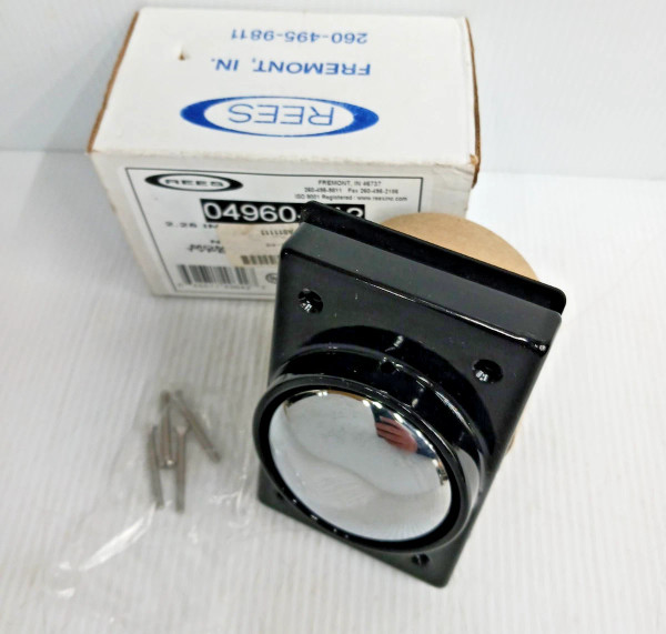 New Rees 04960-412 Mushroom Head Chrome 2.25 in Momentary Control Switch Outdoor