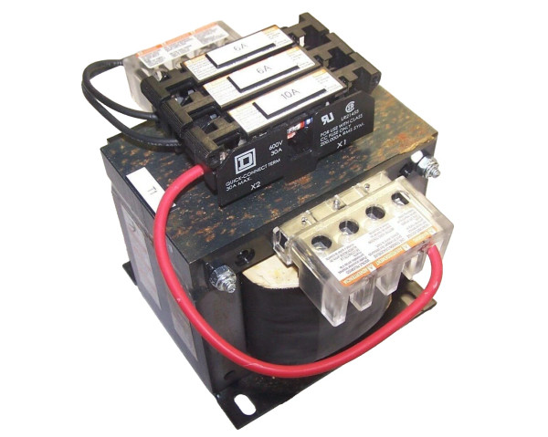 Square D 1 KVA Transformer 208 High Voltage 120 Low Voltage 9070TF1000D3