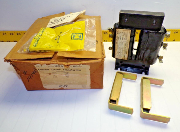 NEW SQUARE D .100KVA CONTROL TRANSFORMER 240/480V PRI 120V SEC 9070 G0-2 / GO-2