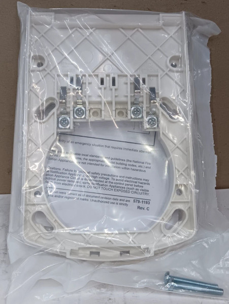 NEW SIMPLEX 49MP-SVWW SV WALL MOUNTING PLATE - WHITE 07431685