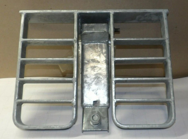 NEW MSA DYNA-GLIDE GALVANIZED FOLDING FOOTREST ASSEMBLY SUPPORT FOOTREST 506384